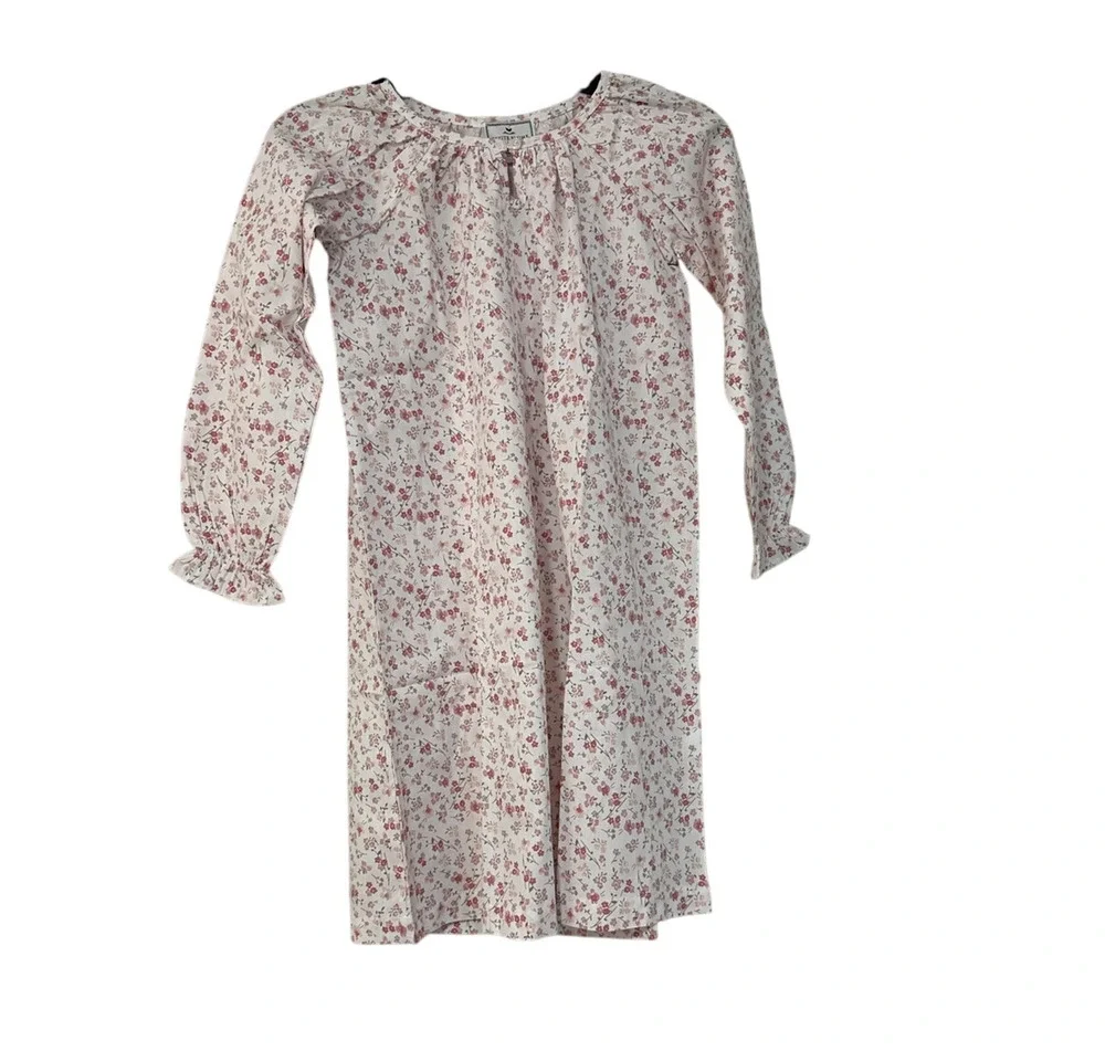 Petite Plume Girl's Delphine L/S Nightgown in Dorset Floral Size 7 New with tags
